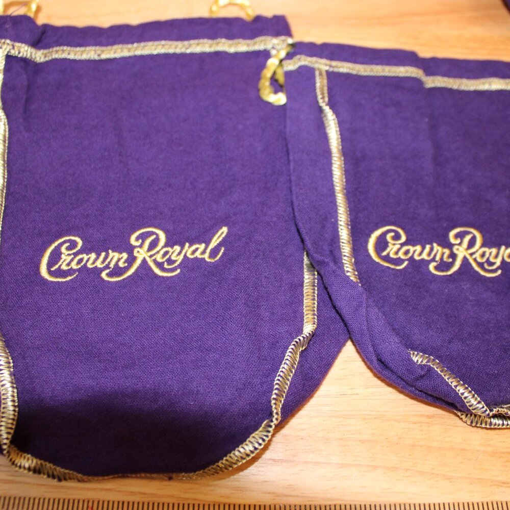 Crown Royal Bags Lot of 2 small